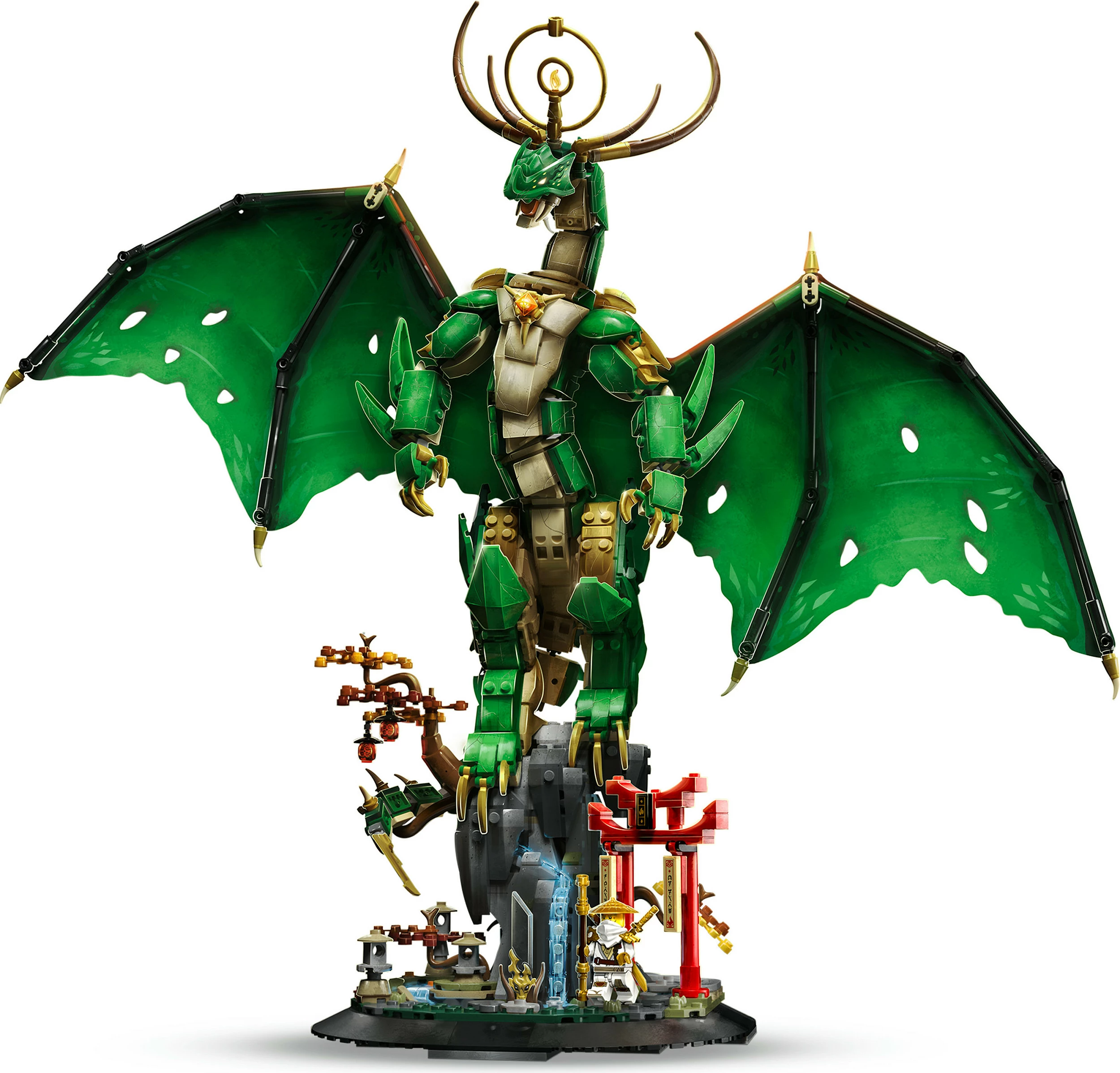 Set ndërtimi LEGO NINJAGO The Guardian Dragon 71847, 1650 copë, 14+, shumëngjyrësh