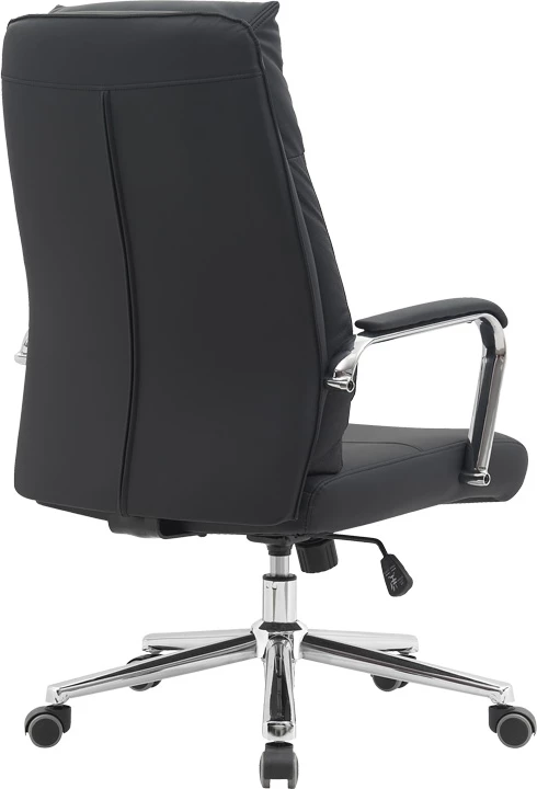 Karrige menaxheri për zyre, lëkurë artificiale e zezë, Siquel