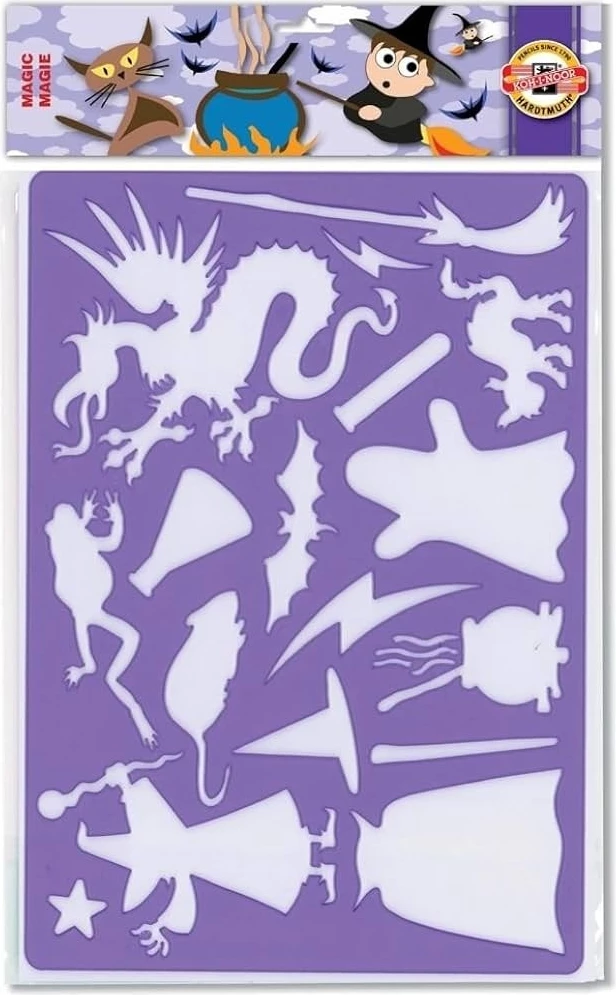 KOH-I-NOOR Magic Stencil – Shabllon Vizatimi Magjik