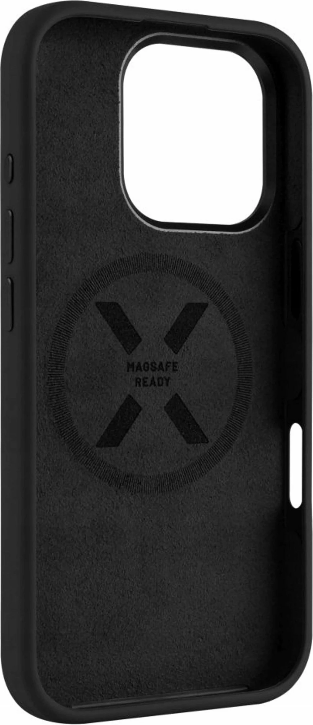 Mbështjellës Fixed MagFlow për iPhone 17 Pro Max, silikon i lëngshëm, MagSafe, i zi