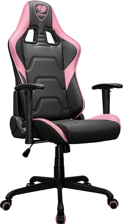 Karrige gaming COUGAR Armor Elite EVA, mbështetëse duarsh 2D, pjerrësi 160°, deri 120 kg, rozë