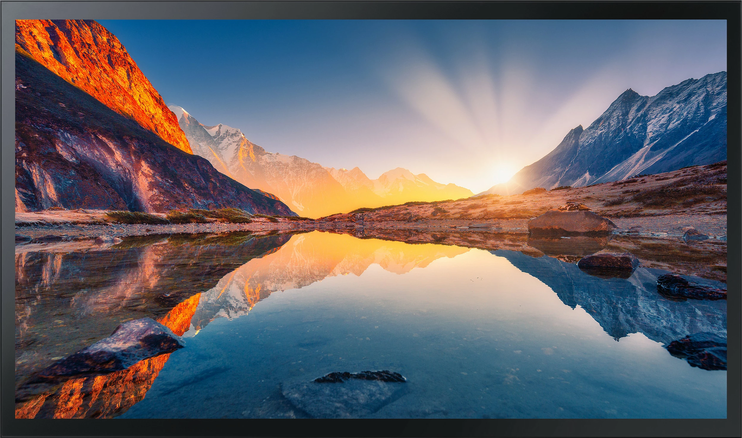 Panel digjital Samsung QM32R-T, 32", LCD, Full HD, Wi-Fi, e zezë