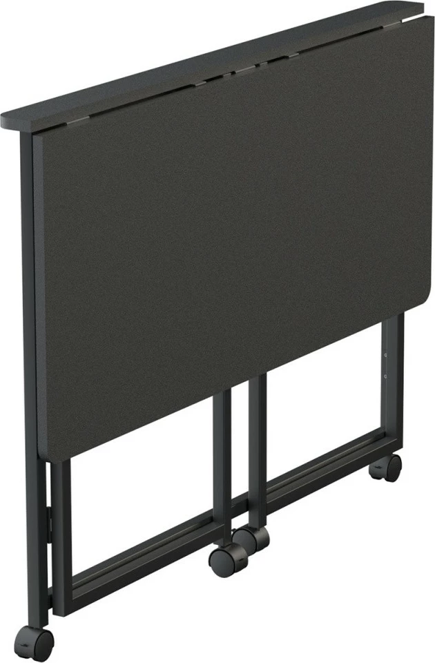 Tavolinë pune palosëse mobile, Maclean MC-1250 B, 100x50 cm, ngarkesë max 50 kg, e zezë