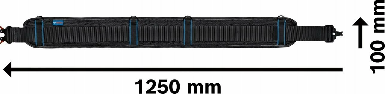 Rrip veglash Bosch Professional ProClick 1600A02H5C 108 cm, set 11 copë, e zezë