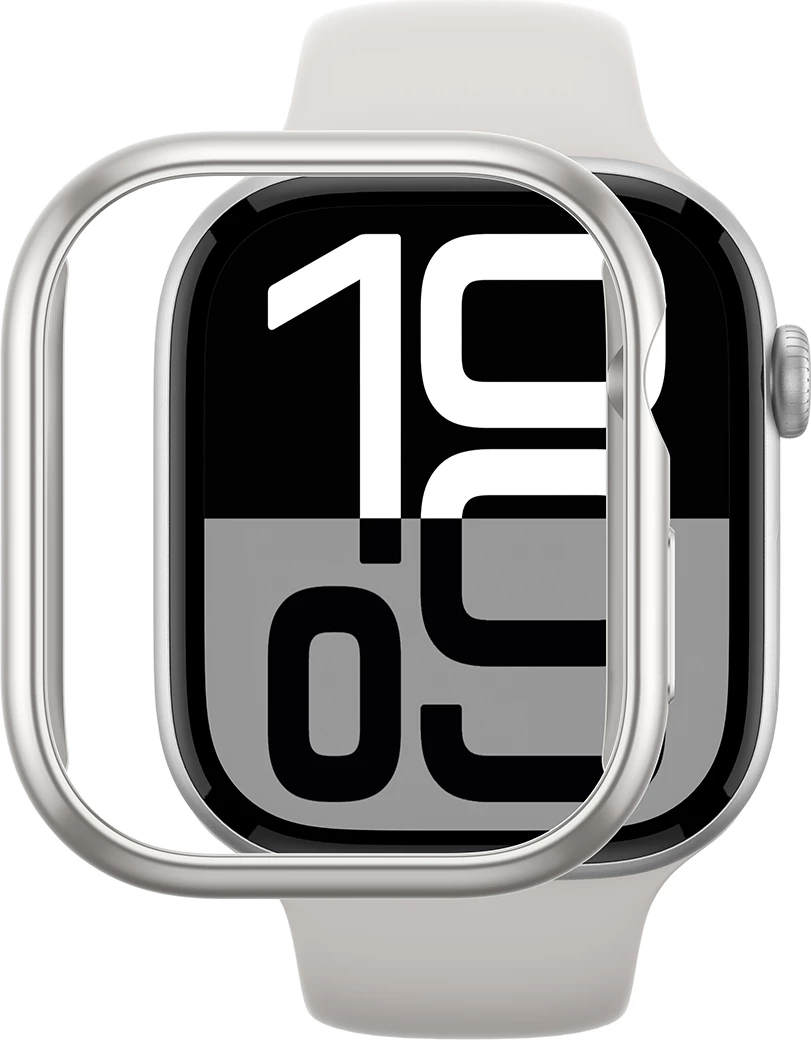 Mbështjellës AmazingThing Minimal për Apple Watch 46mm, argjendtë
