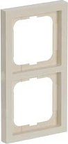 Kornizë 2-fishe BUSCH-JAEGER 1722-182K, Future Linear, savanne/ivory