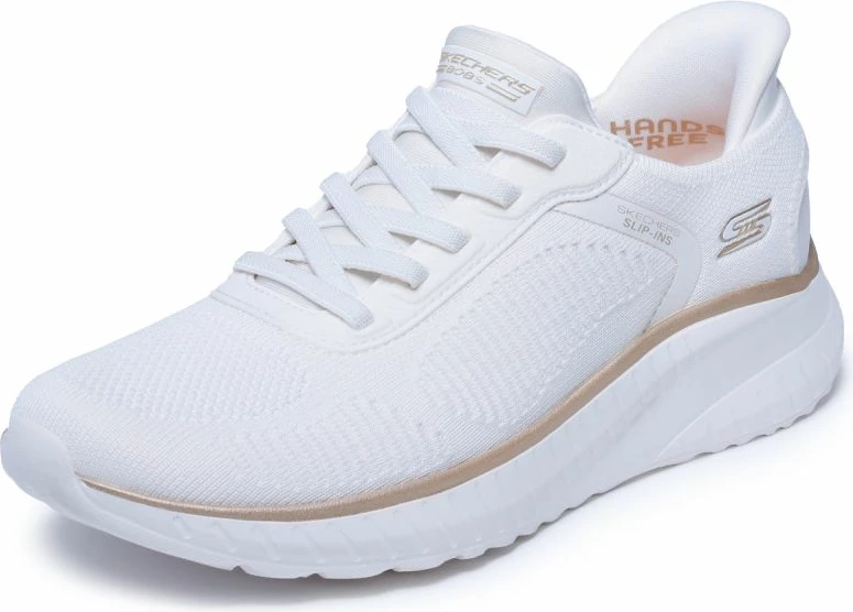 Atlete femra Skechers BOBS SQUAD CHAOS CURRENT MUSE, të bardha