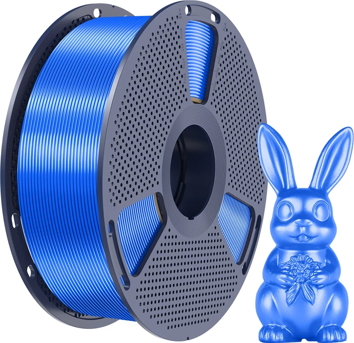 Filament për printim 3D Sunlu PLA+ Silk 1.75mm, blu