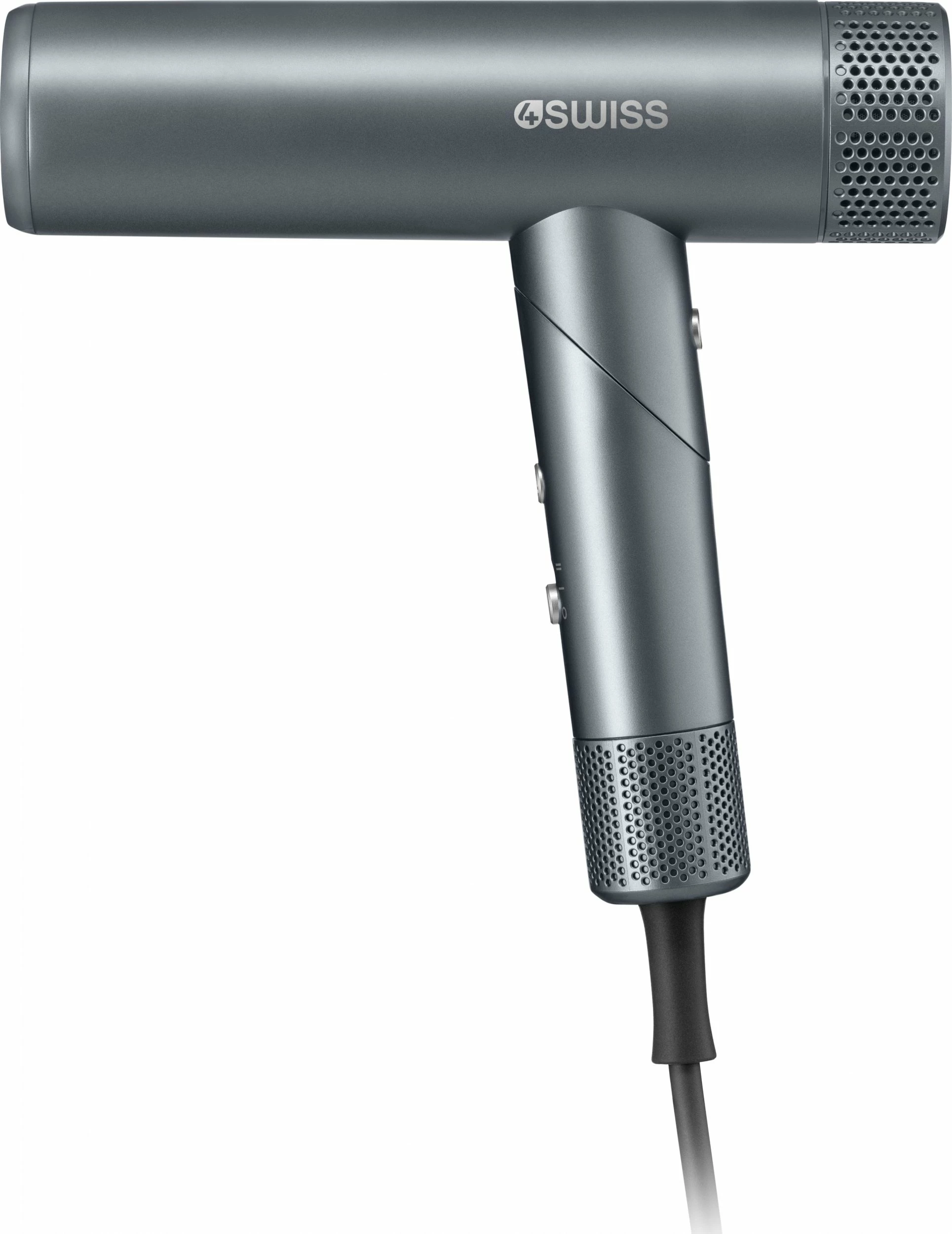 Tharëse flokësh 4Swiss F424 AirPower+ 1700W, 8 moda, e palosshme, set me difuzor + koncentrator, grafit