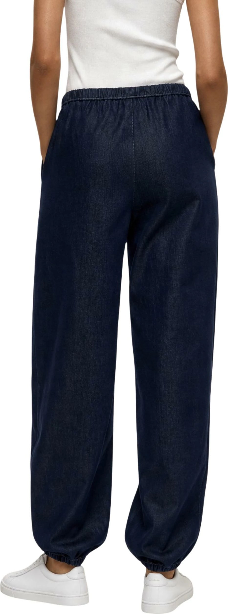 Xhinse për femra Jacqueline de Yong JDYSANSA MW Genie Pant, denim blu e errët [Madhësia: M/32]