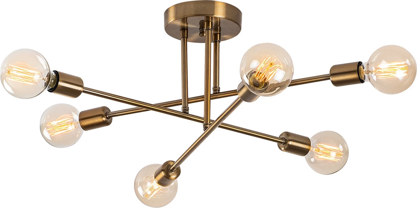 Llambë varëse metalike vintage,FH7239, 64x64x30cm