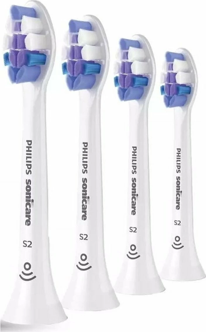 Kokë furçe dhëmbësh Philips Sonicare S2 Sensitive HX6054/10, ultra e butë, e bardhë, paketë 4 copë