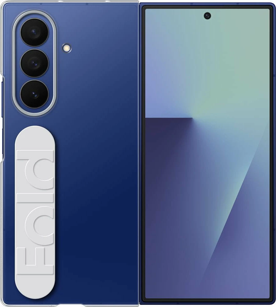 Mbështjellës Samsung Clear Grip Case për Galaxy Fold7 QF966CTEGWW, plastikë, transparent