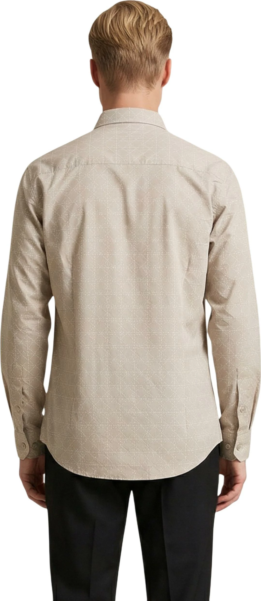 Këmishë overshirt për meshkuj Gianni Lupo GL1013TB, bezhë [Madhësia: S]