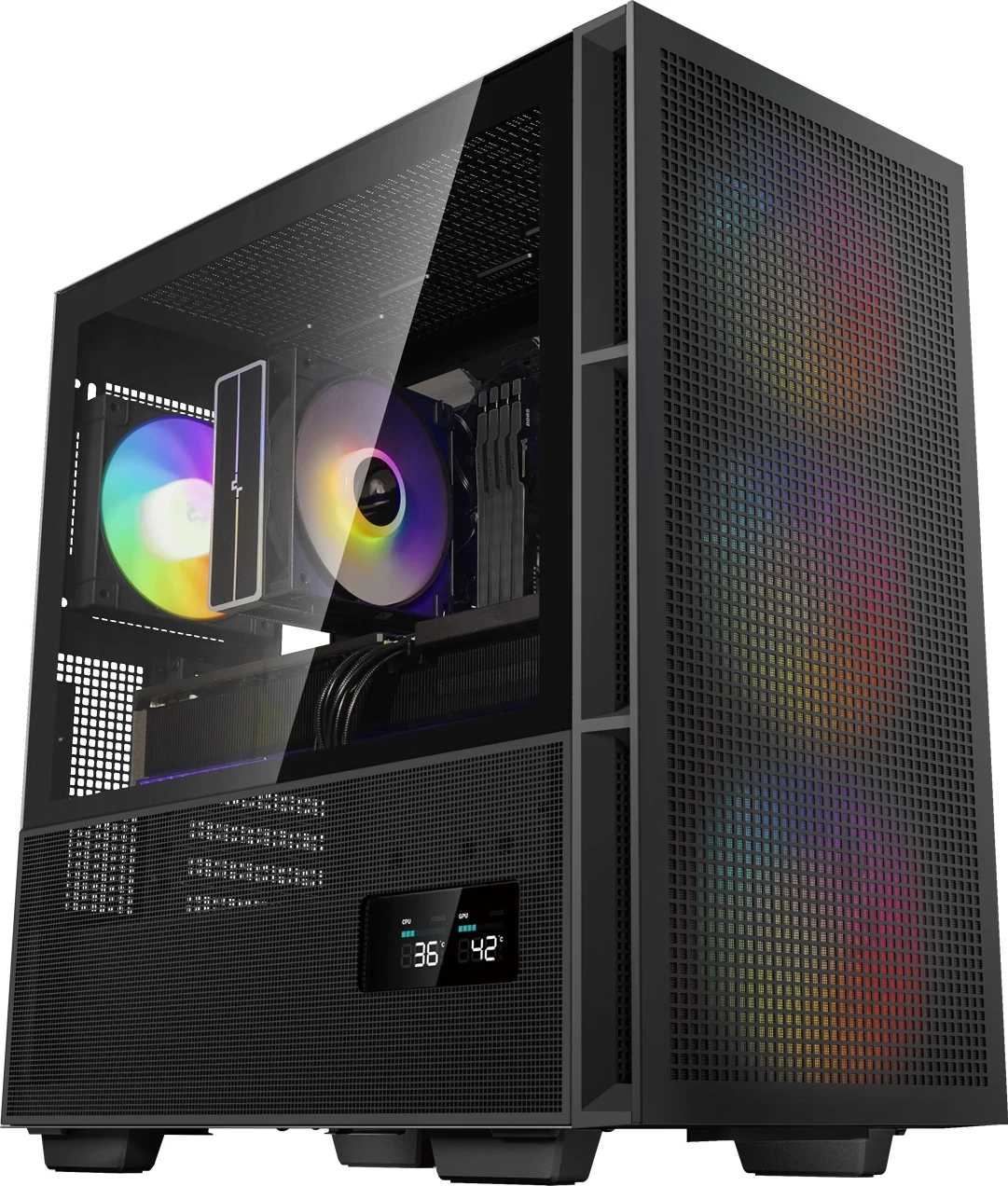 Kompjuter desktop UVI OMEGA NV56 Ryzen 5 7600X, RTX 5060 8GB, 32GB RAM, 1TB SSD, 850W, Windows 11 Home, i zi