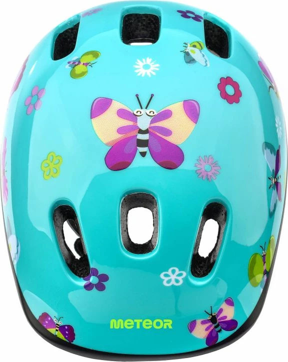 Helmetë biçiklete për fëmijë Meteor, butterflies [Madhësia: Standarde]
