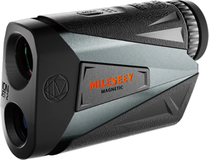 Binokël gjuetie me distancues lazer Mileseey IONJET2, 1829 m, ±0.46 m, OLED, USB-C, bateri 450 mAh, i zi, set me çantë waterproof