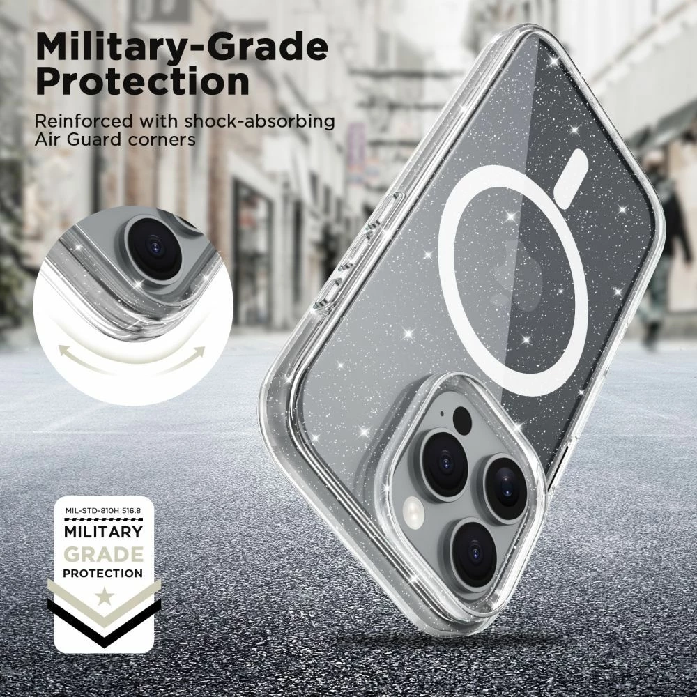 Mbështjellës Tech-Protect FlexAir për iPhone 16e, Transparent