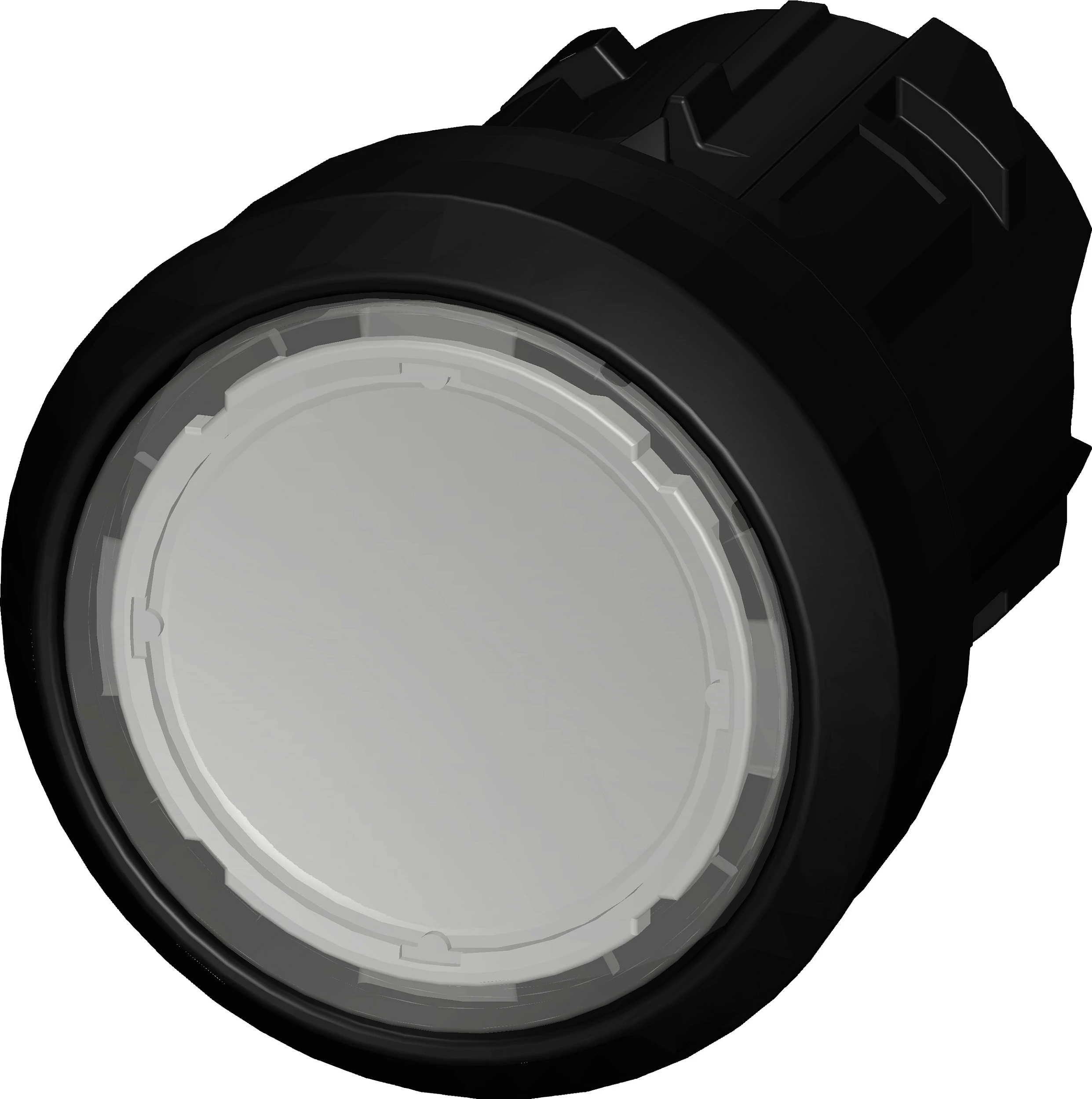Buton shtypës Siemens 3SU10000AB700AA0, 22mm, i rrumbullakët, transparent