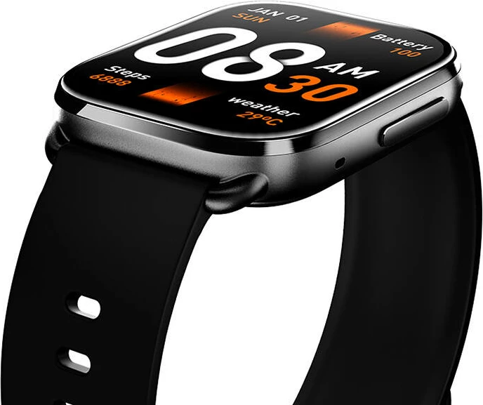 Smartwatch QCY WATCH GS, 2.02", 300mAh, IPX8, Gri