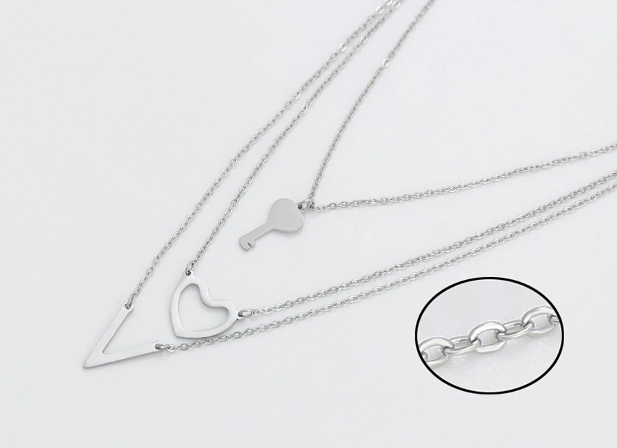 Qafore 3 pjesë, e argjendtë QA9