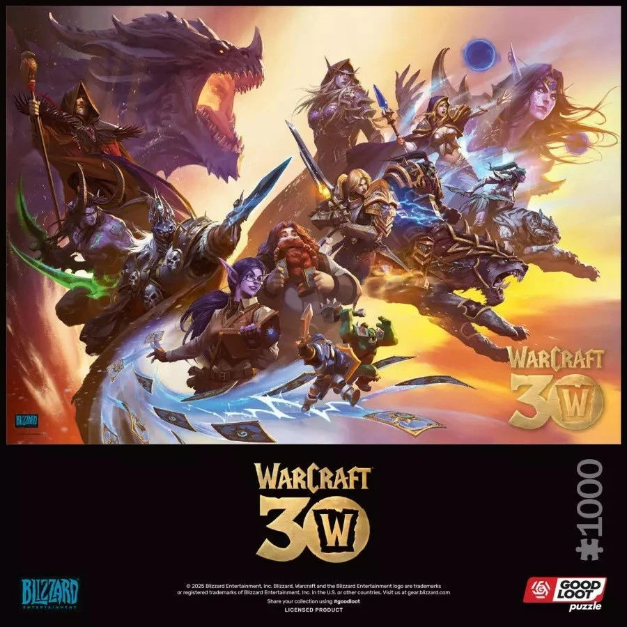 Puzzle Cenega Publishing Good Loot Gaming World of Warcraft 30th Anniversary 1000 copë