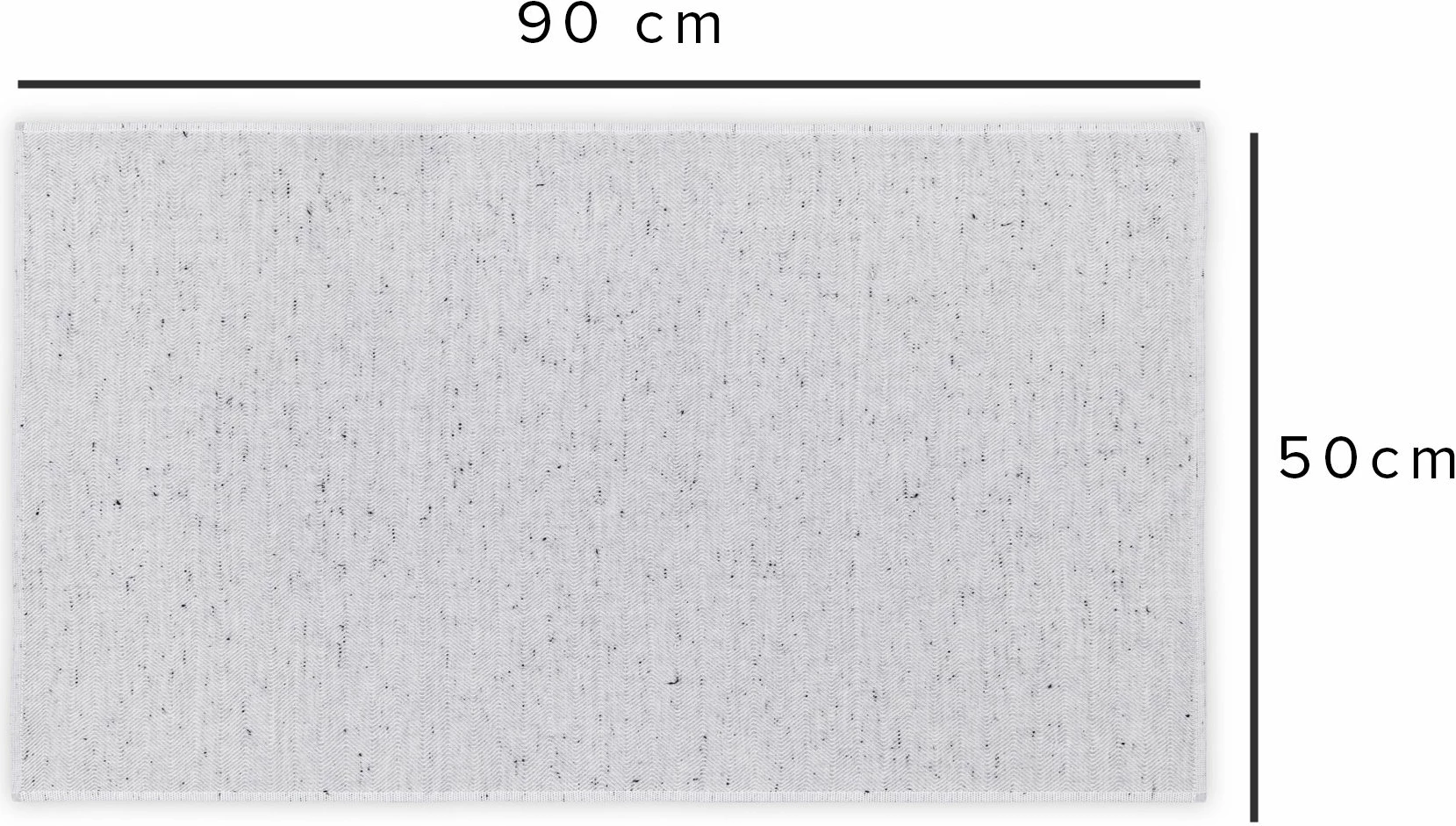 Peshqir duarsh Mijölnir, neppy gauze i hollë, ngjyrë gri e çelët