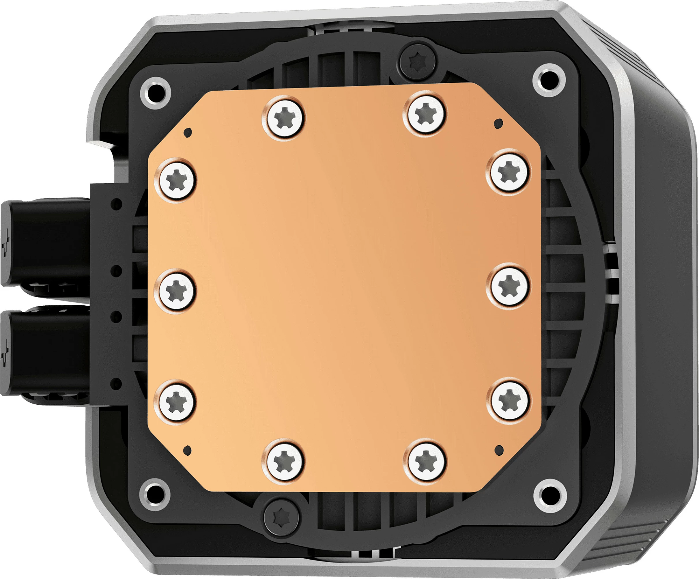 Ftohës uji Deepcool MYSTIQUE 360 ARGB, 3x12cm, ekran LCD, i zi