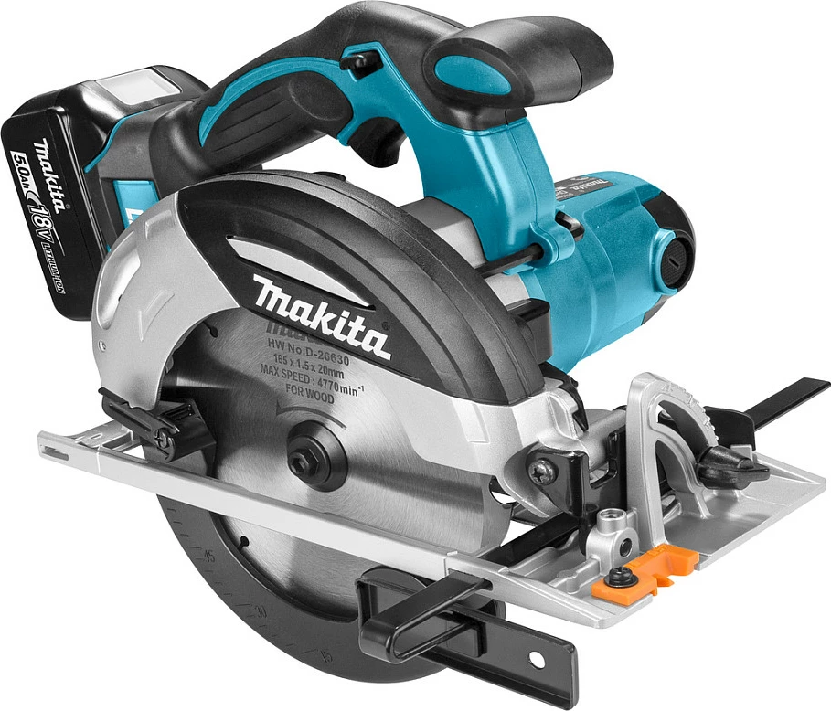 Sharrë rrethore Makita DHS630RTJ, 18V, blu/zezë