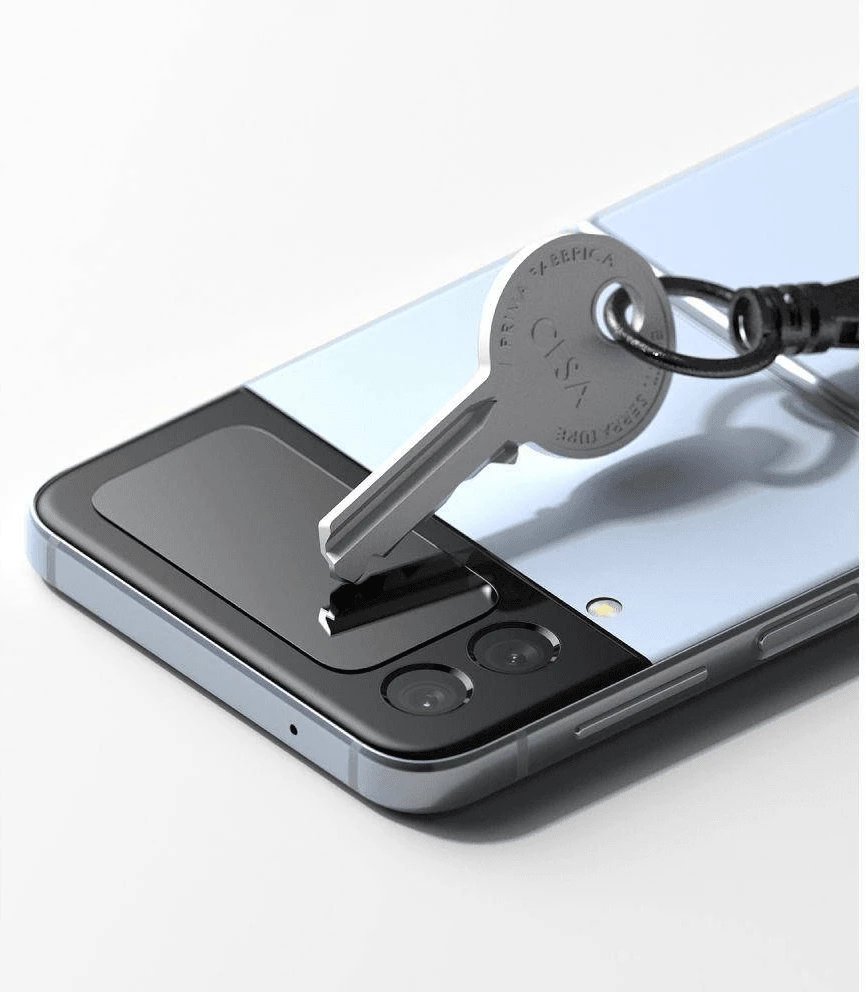 Xham i temperum mbrojtës Ringke 17813 për Samsung Galaxy Z Flip 4 (ekran i jashtëm), 9H, transparent, set 3 copë