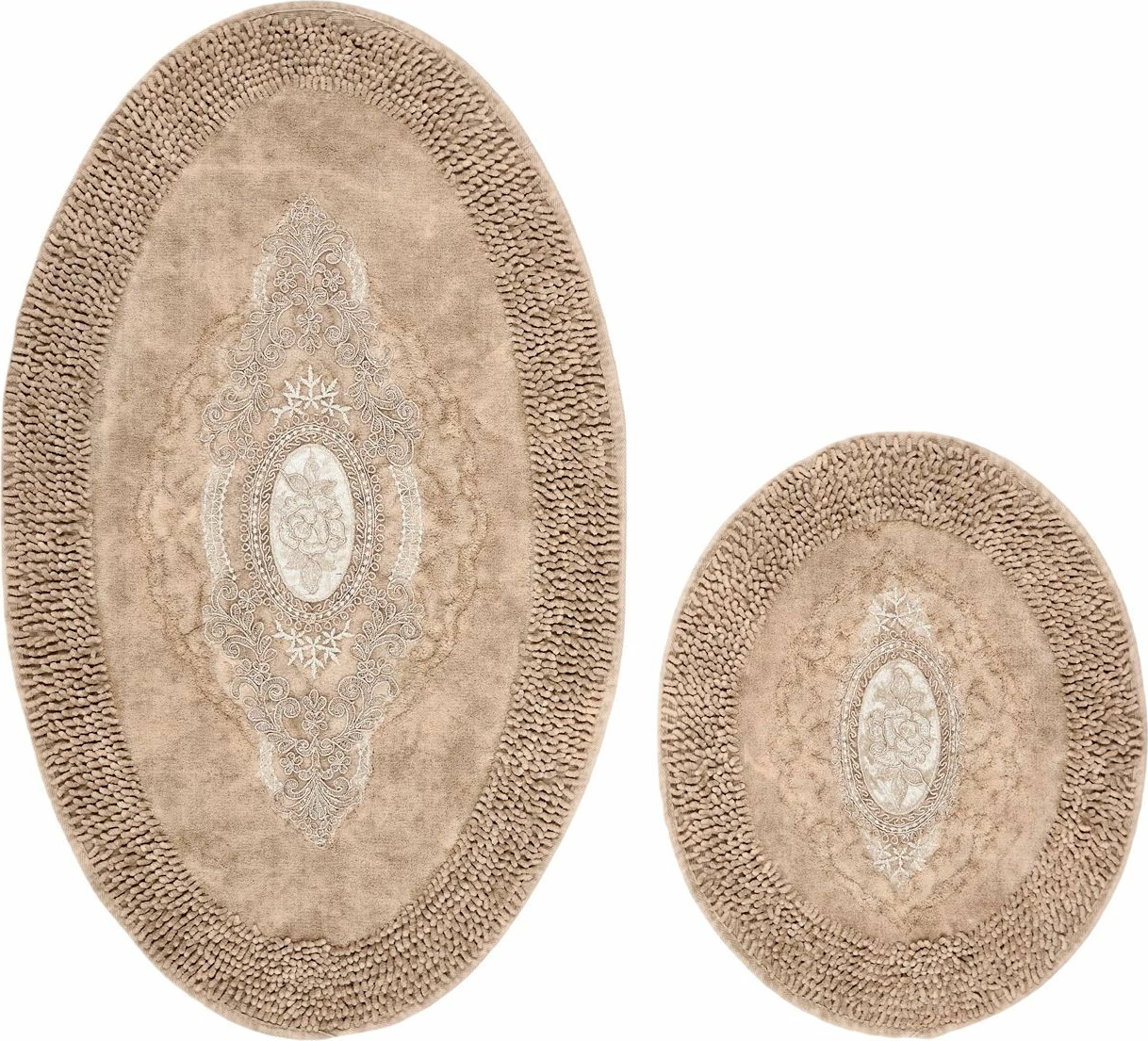 Set tapetash për banjo (2 copë), Mijölnir, Crown, ngjyrë kafe e çelët