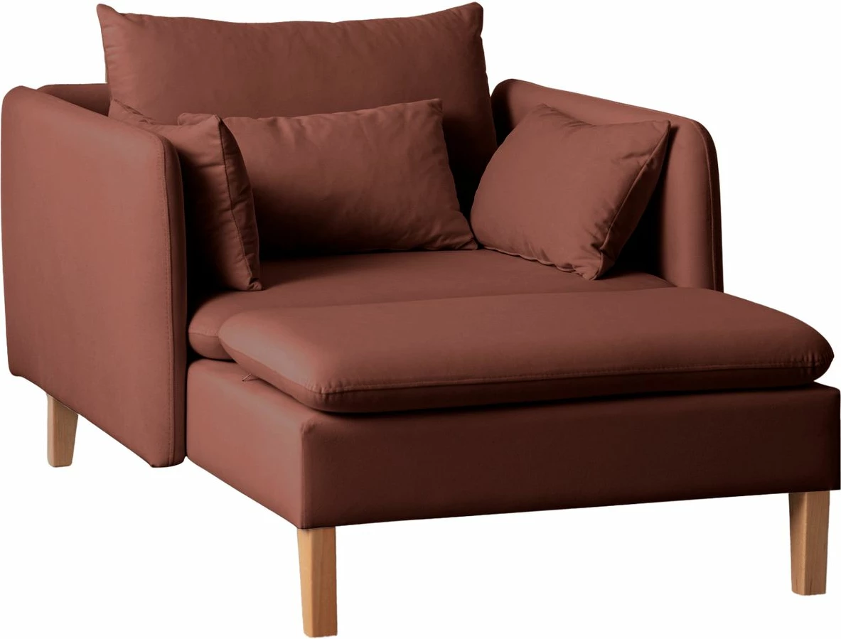 Karrige Wing Flexy, ngjyrë e kuqe qeramike, Atelier del Sofa