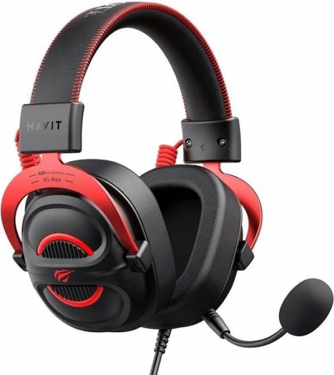 Kufje gaming Havit, të kuqe