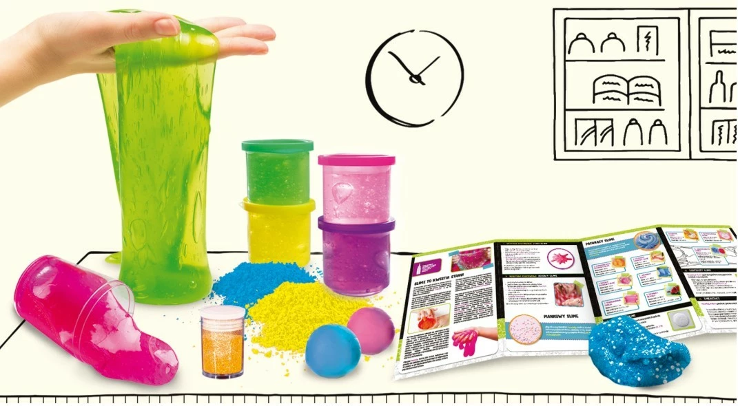 Set eksperimental slime, Lisciani I’m A Genius Slime Laboratory, 304-PL93397, mbi 20 lloje slime, për moshat 8+
