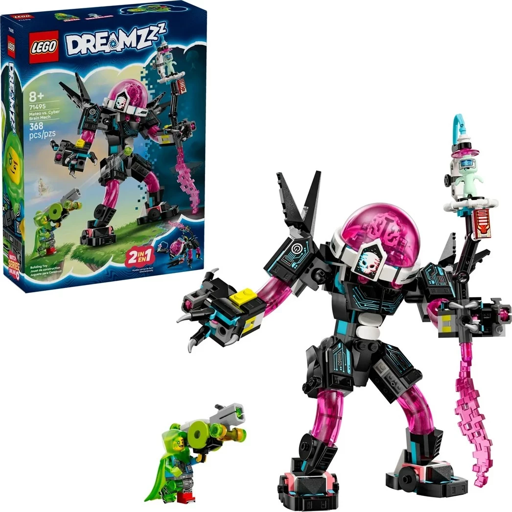 Set LEGO DREAMZZZ Mateo vs. Cyber Brain Mech, 71495, 8+ vjeç