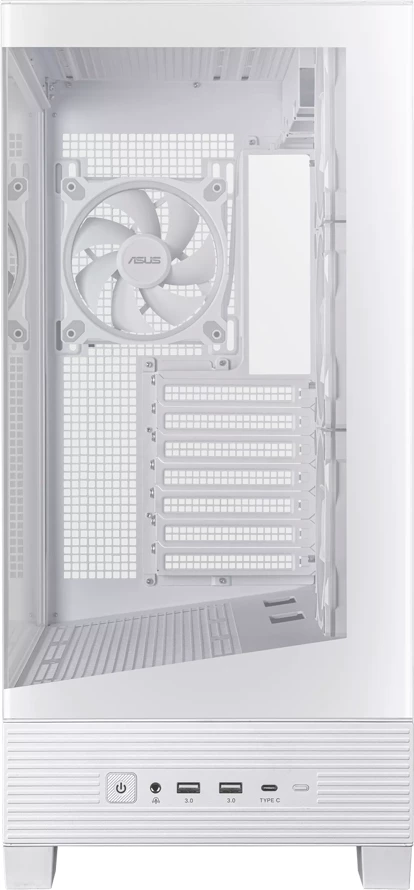 Kasë ASUS A31 PLUS ATX Midi Tower, tempered glass, 4x120mm ARGB fanë, radiator deri 360mm, GPU deri 380mm, e bardhë