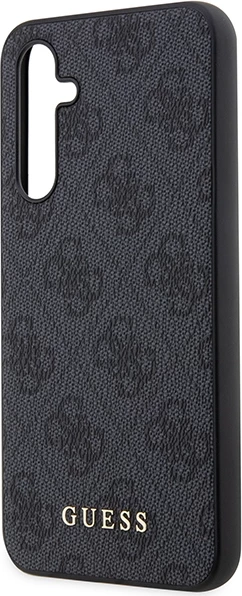 Mbështjellës Guess GUHCSA54G4GFGR për Samsung Galaxy A54 5G, 4G Metal Gold Logo, Gri