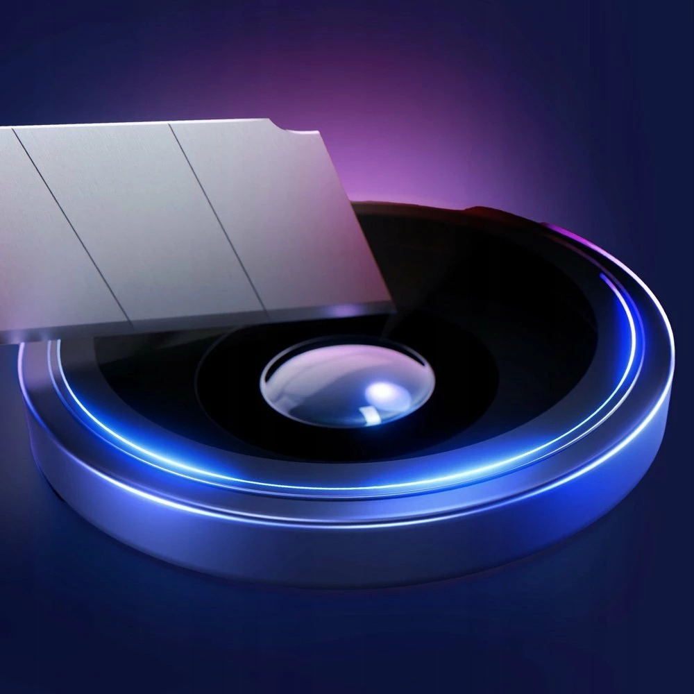 Mbrojtës xhami i kalitur për lente kamere 3MK HARDY Lens Protection Pro për Samsung Galaxy S25 Ultra, 9H, i zi, set 1 copë