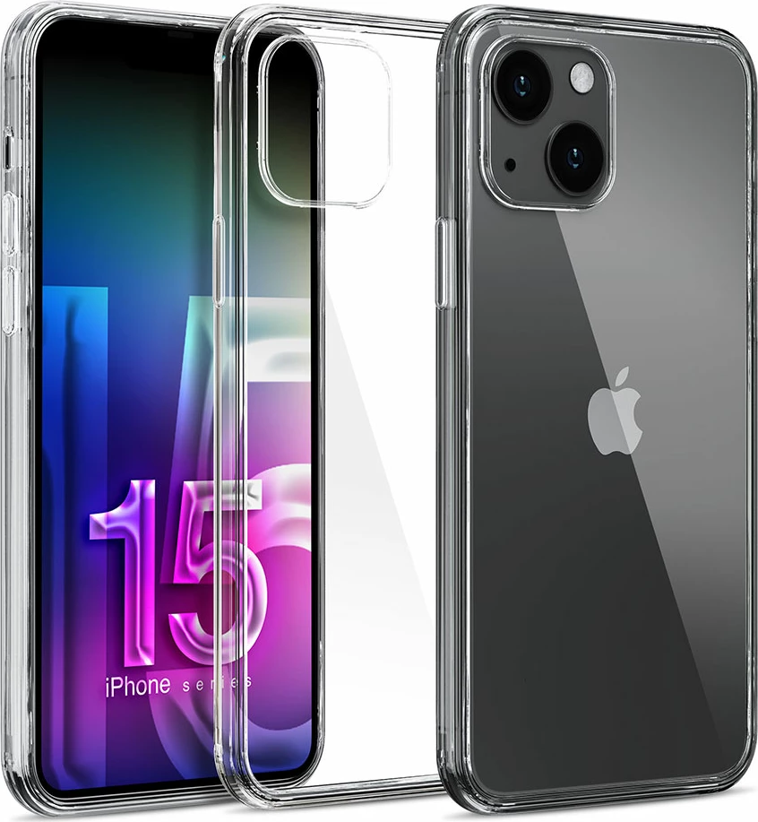 Mbështjellës 3mk Clear Case për iPhone 15, Transparent