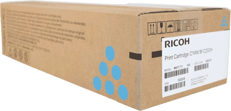 Toner, Ricoh MC250H 408341, rendiment 6300 faqe, cian