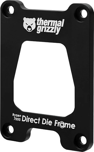 Braket Thermal Grizzly Ryzen 7000 Direct Die Frame, Socket AM5, alumin, zi
