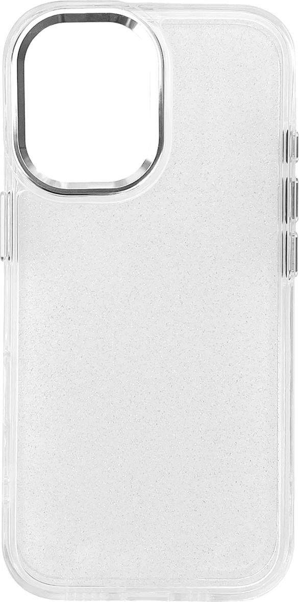 Mbështjellës Hurtel Glitter Case për iPhone 16, transparent me shkëlqim