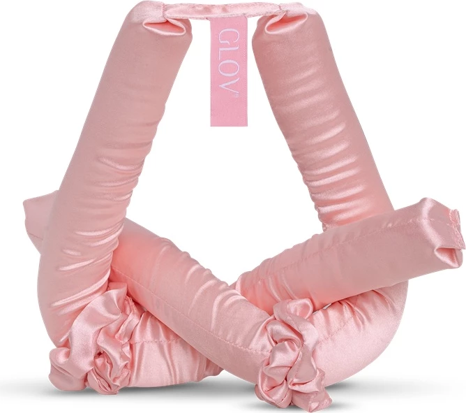 Roller për kaçurrela pa nxehtësi Glov Satin CoolCurl për femra, 3 art, rozë