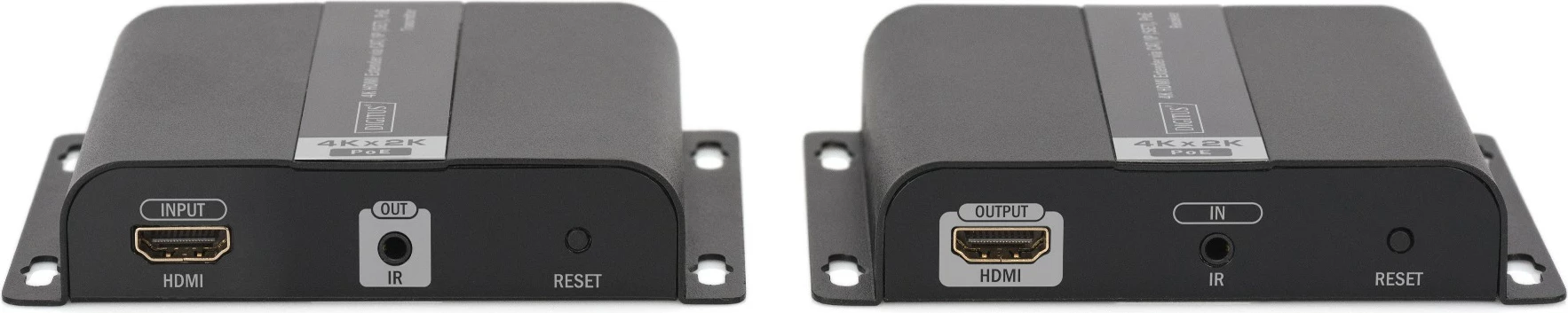 HDMI extender Digitus DS-55124, 4K, PoE, 120m, set, i zi