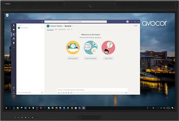 Ekran interaktiv AVOCOR W Serie AVW-5555, 55 inç, 4K UHD, Touch, i zi