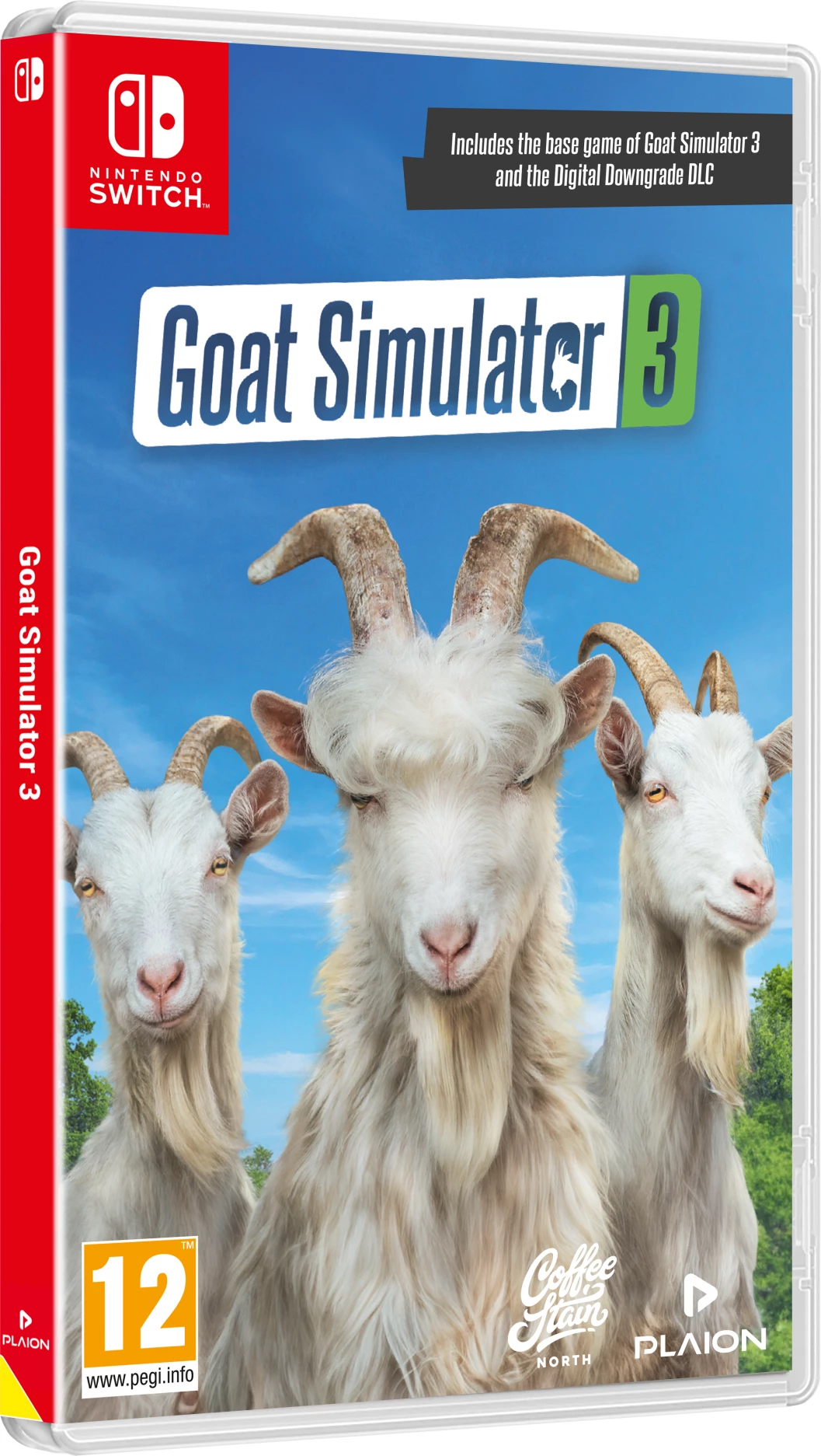 Lojë Nintendo Switch Deep Silver Goat Simulator 3 me DLC Digital Downgrade