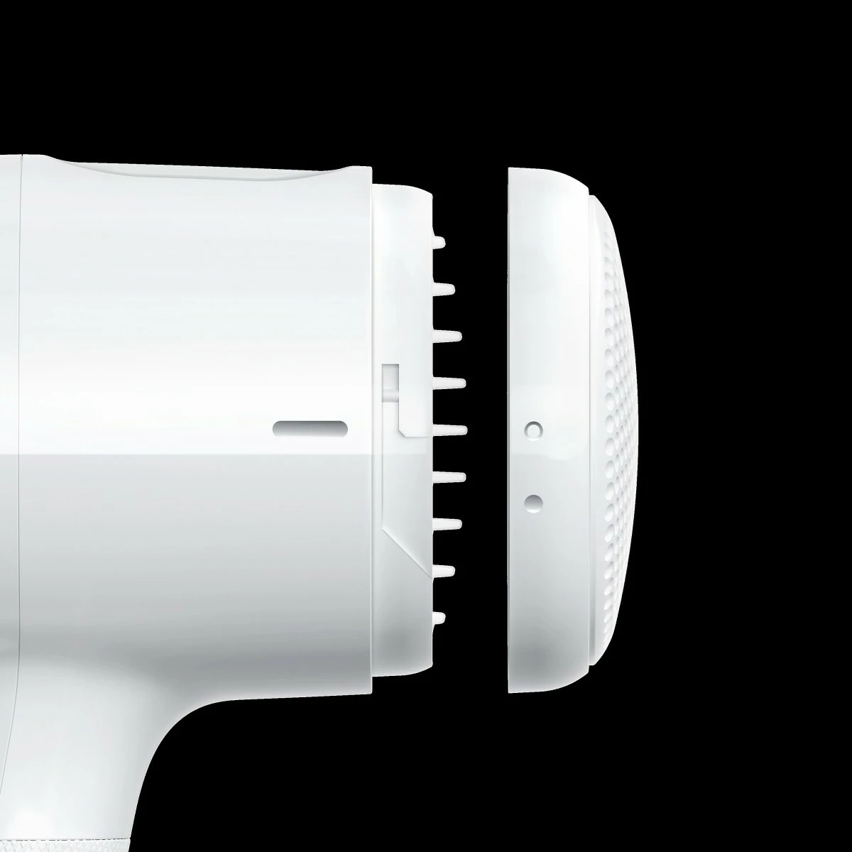 Tharëse flokësh Braun BRHD210E 2100W e bardhë me koncentrator