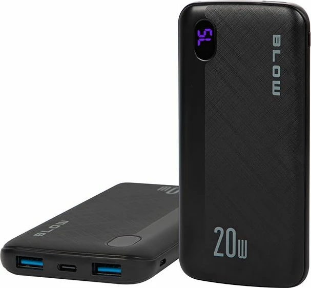 Powerbank BLOW PB10B 10000mAh, e zezë