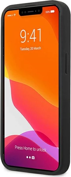 Mbështjellës Guess GUHCP13SPSASBGR për iPhone 13 mini 5.4", Saffiano, Gri