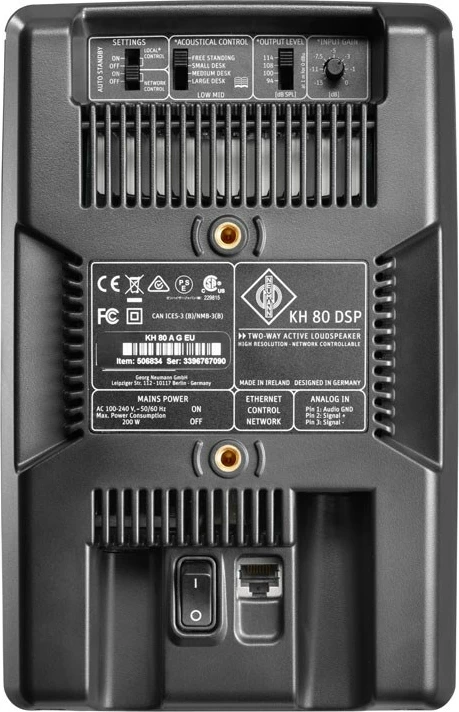 Altoparlant studio NEUMANN KH 80 DSP A, aktiv, 4"+1", antracit